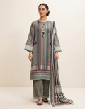 Designer 3-Piece Stitched Lawn Suit | Large Size & Long Length