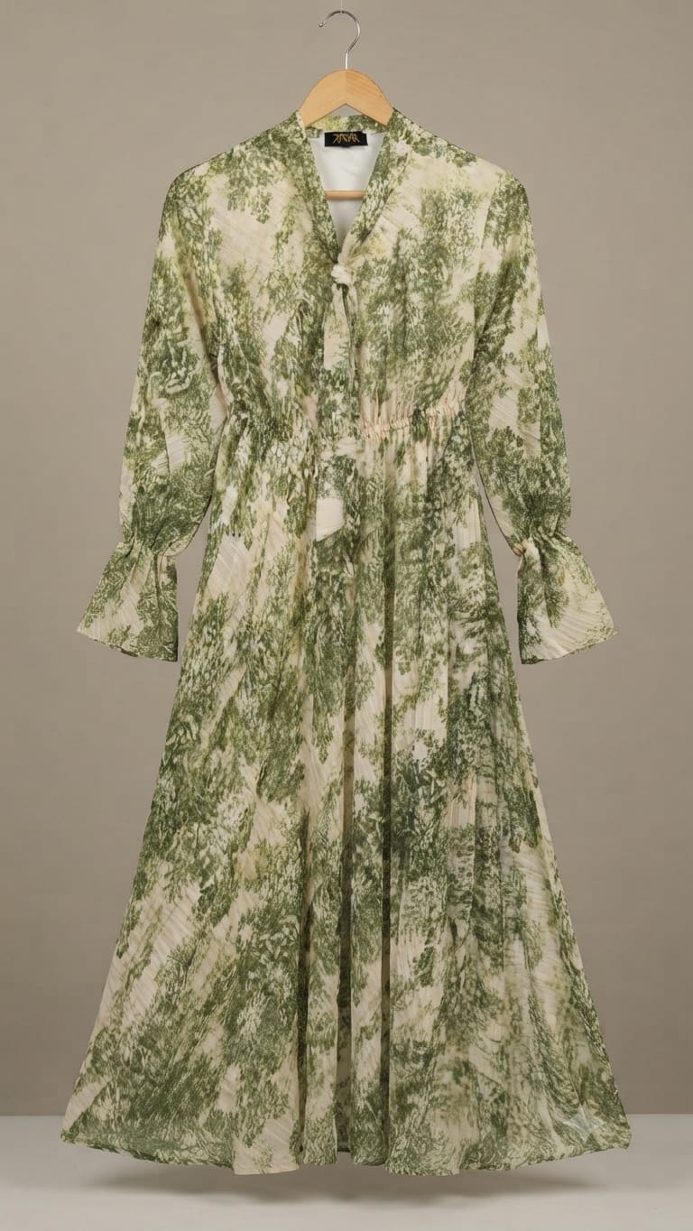 Stylish Long Printed Frocks for Girls!