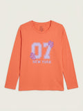 Women & Girls Soft Lycra Full Sleeve Casual T-Shirt