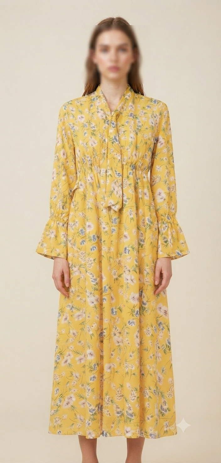 Stylish Long Printed Frocks for Girls!