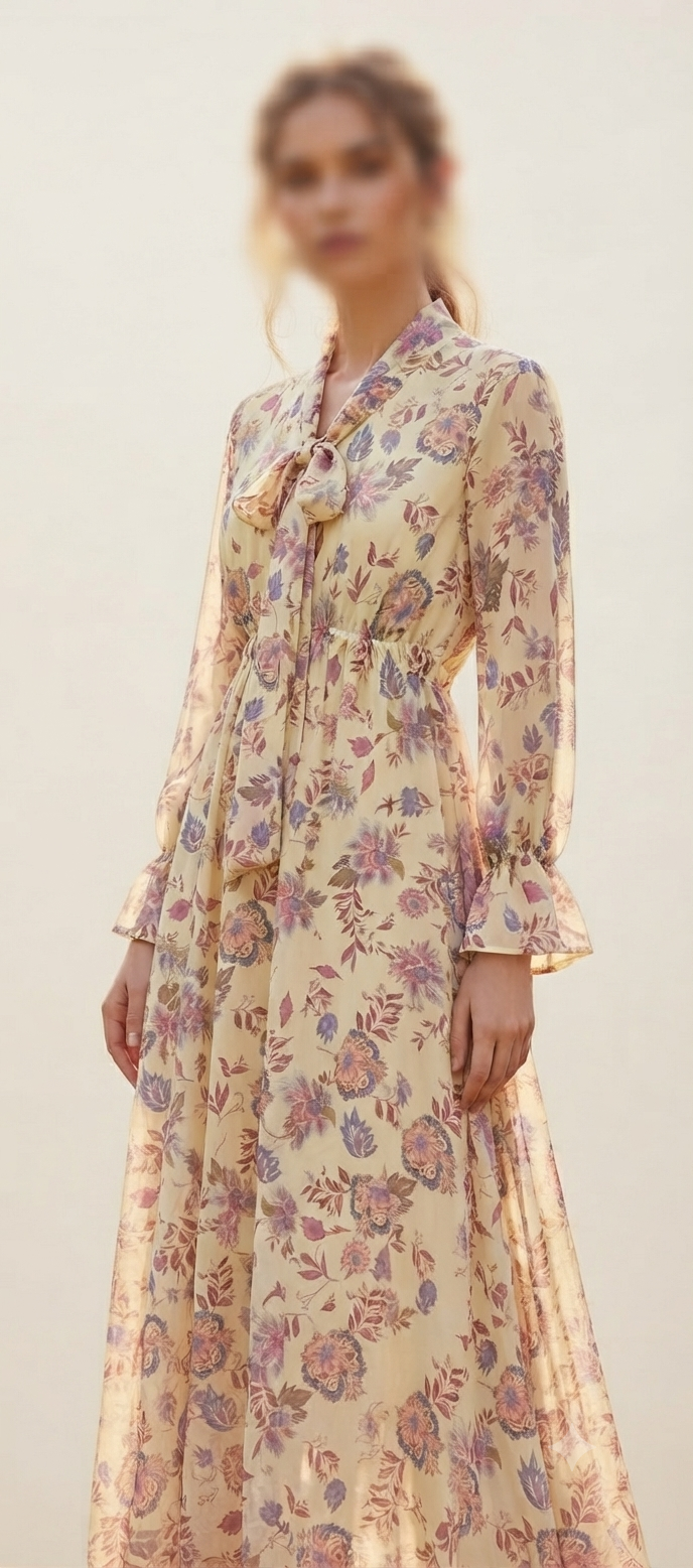 Gorgeous Printed Long Frock
